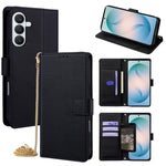 Custodia per telefono in pelle a triangolo con catena a tracolla., For Samsung Galaxy S26+ 5G, For Samsung Galaxy S26 Ultra 5G, For Samsung Galaxy S26 5G