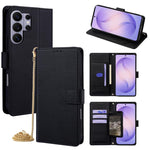 Custodia per telefono in pelle a triangolo con catena a tracolla., For Samsung Galaxy S26+ 5G, For Samsung Galaxy S26 Ultra 5G, For Samsung Galaxy S26 5G