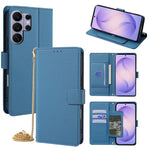 Custodia per telefono in pelle a triangolo con catena a tracolla., For Samsung Galaxy S26+ 5G, For Samsung Galaxy S26 Ultra 5G, For Samsung Galaxy S26 5G