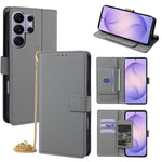 Custodia per telefono in pelle a triangolo con catena a tracolla., For Samsung Galaxy S26+ 5G, For Samsung Galaxy S26 Ultra 5G, For Samsung Galaxy S26 5G