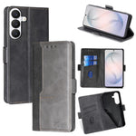 Custodia per telefono in pelle con fibbia laterale a contrasto, For Samsung Galaxy S26+ 5G, For Samsung Galaxy S26 Ultra 5G, For Samsung Galaxy S26 5G