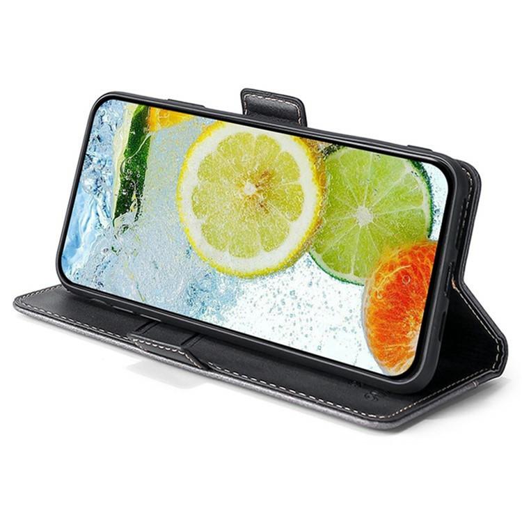 Custodia per telefono in pelle con fibbia laterale a contrasto, For Samsung Galaxy S26+ 5G, For Samsung Galaxy S26 Ultra 5G, For Samsung Galaxy S26 5G