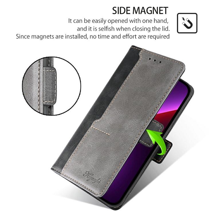 Custodia per telefono in pelle con fibbia laterale a contrasto, For Samsung Galaxy S26+ 5G, For Samsung Galaxy S26 Ultra 5G, For Samsung Galaxy S26 5G