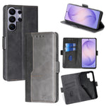 Custodia per telefono in pelle con fibbia laterale a contrasto, For Samsung Galaxy S26+ 5G, For Samsung Galaxy S26 Ultra 5G, For Samsung Galaxy S26 5G
