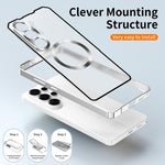 Cornice in lega irregolare, custodia per telefono traslucida MagSafe., For Samsung Galaxy S26 Ultra 5G