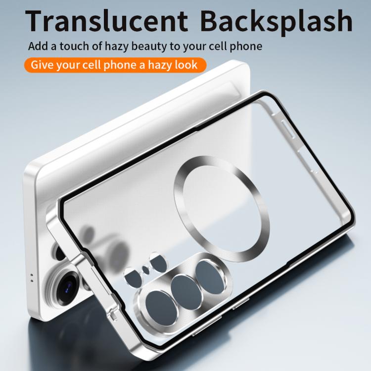 Cornice in lega irregolare, custodia per telefono traslucida MagSafe., For Samsung Galaxy S26 Ultra 5G