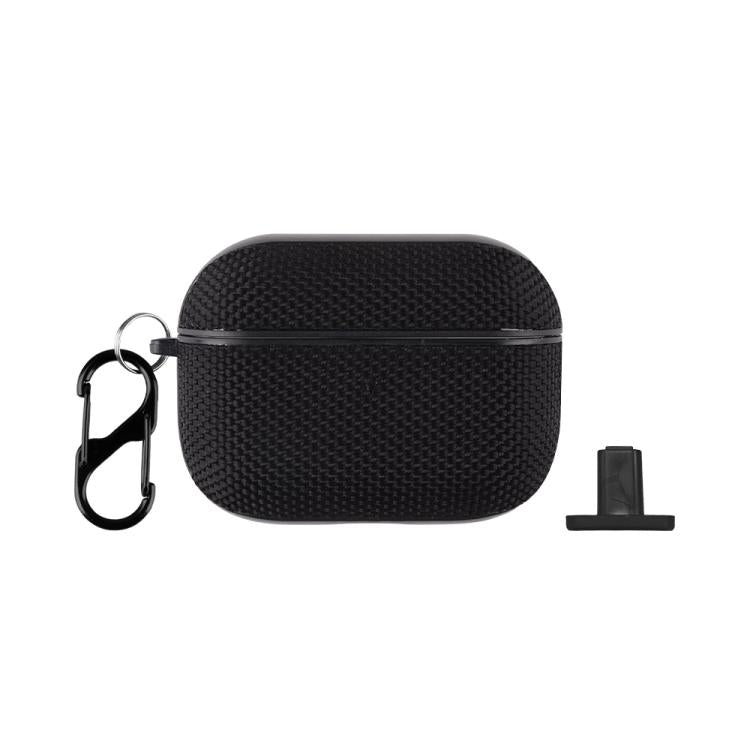 Custodia divisibile in nylon impermeabile per auricolari wireless con gancio, For AirPods Pro 3, For AirPods 4, For AirPods Pro 2