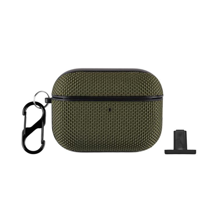 Custodia divisibile in nylon impermeabile per auricolari wireless con gancio, For AirPods Pro 3, For AirPods 4, For AirPods Pro 2
