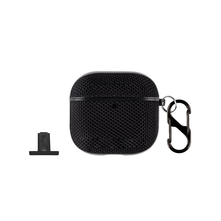 Custodia divisibile in nylon impermeabile per auricolari wireless con gancio, For AirPods Pro 3, For AirPods 4, For AirPods Pro 2