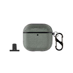 Custodia divisibile in nylon impermeabile per auricolari wireless con gancio, For AirPods Pro 3, For AirPods 4, For AirPods Pro 2
