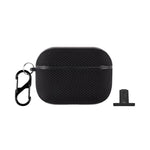 Custodia divisibile in nylon impermeabile per auricolari wireless con gancio, For AirPods Pro 3, For AirPods 4, For AirPods Pro 2