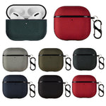 Custodia divisibile in nylon impermeabile per auricolari wireless con gancio, For AirPods Pro 3, For AirPods 4, For AirPods Pro 2