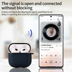 Custodia divisibile in nylon impermeabile per auricolari wireless con gancio, For AirPods Pro 3, For AirPods 4, For AirPods Pro 2