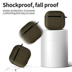 Custodia divisibile in nylon impermeabile per auricolari wireless con gancio, For AirPods Pro 3, For AirPods 4, For AirPods Pro 2