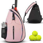 Borsa a tracolla da tennis per allenamento sportivo all'aperto