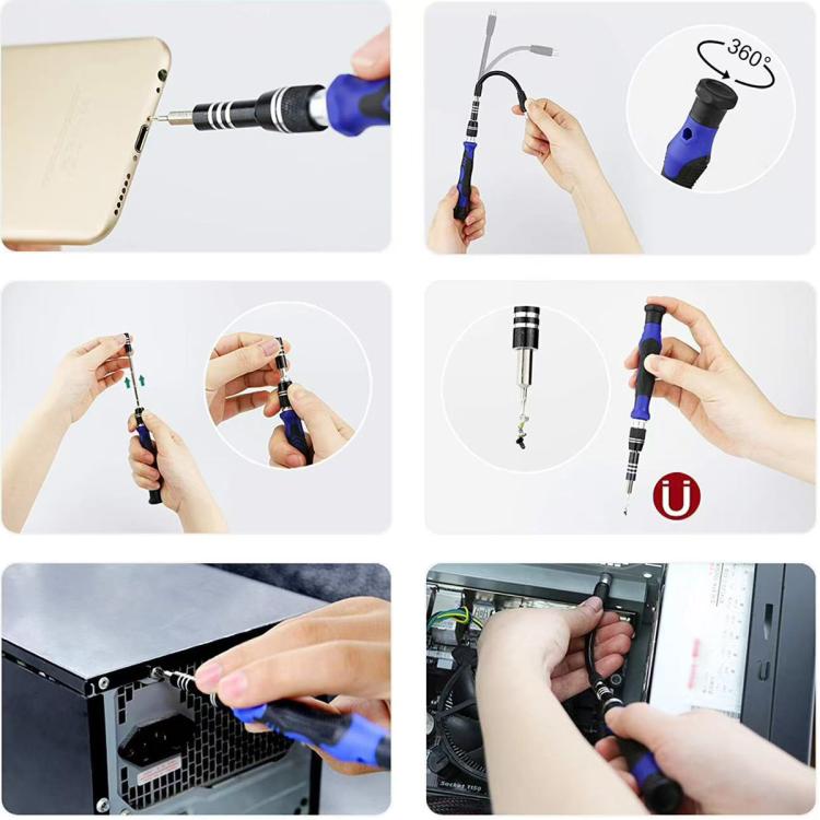 Set completo di cacciaviti di precisione elettrici 142 in 1, 142 in 1