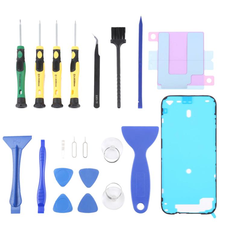 Set attrezzi riparazione iPhone 17 Pro Max 21 in 1 con adesivi