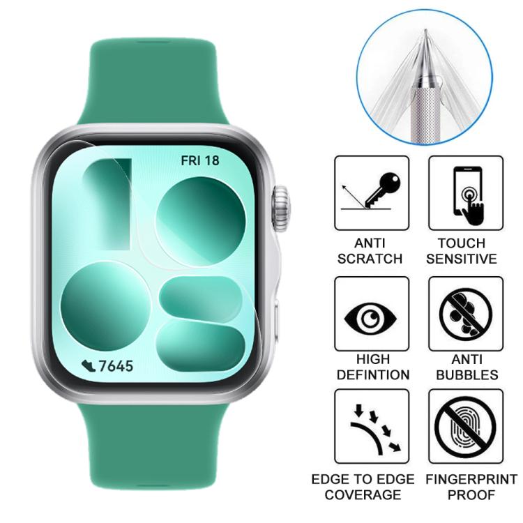 5 pezzi xDfind Pellicola protettiva in idrogel morbido a copertura totale per la parte anteriore, For Huawei Watch Fit 5, For Huawei Band 11 Pro, For Huawei Band 11