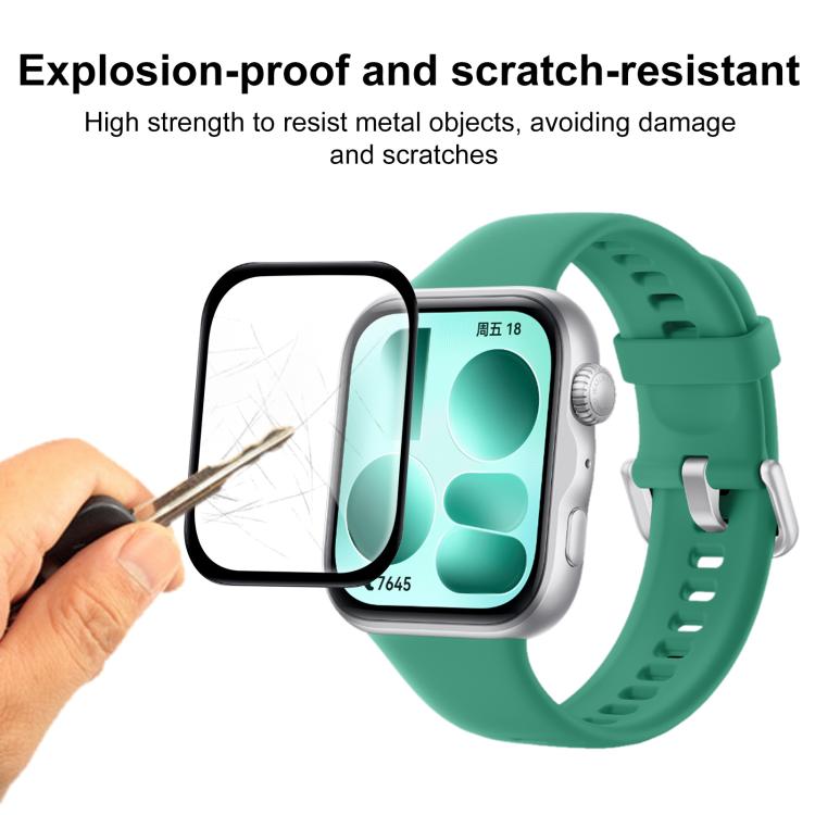 2 pellicole protettive morbide in materiale composito 3D curvo xDfind per lo schermo, For Huawei Watch Fit 5, For Huawei Band 11 Pro, For Huawei Band 11