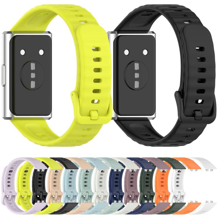 Cinturino per orologio in silicone con texture ondulata xDfind, For Huawei Band 11 Pro / 11