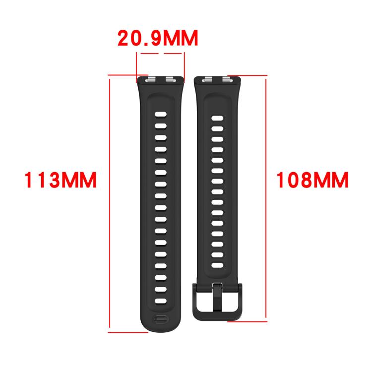 Cinturino per orologio in silicone con texture ondulata xDfind, For Huawei Band 11 Pro / 11