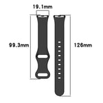 Cinturino per orologio xDfind Slim con fibbia sportiva a forma di otto e chiusura inversa in silicone., For Huawei Band 11 Pro / 11