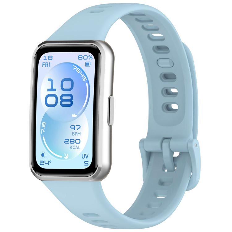 Cinturino per orologio xDfind in silicone traspirante, liscio e a tinta unita., For Huawei Band 11 Pro / 11