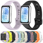 Cinturino per orologio xDfind in silicone traspirante, liscio e a tinta unita., For Huawei Band 11 Pro / 11