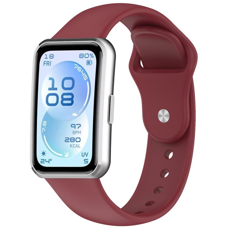 Cinturino per orologio in silicone con fibbia inversa a tinta unita xDfind, For Huawei Band 11 Pro / 11