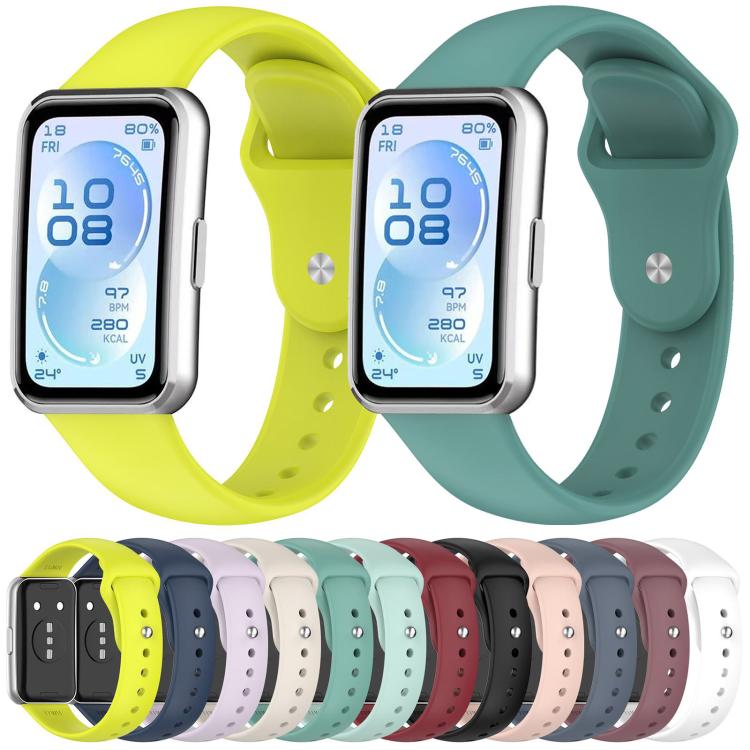 Cinturino per orologio in silicone con fibbia inversa a tinta unita xDfind, For Huawei Band 11 Pro / 11