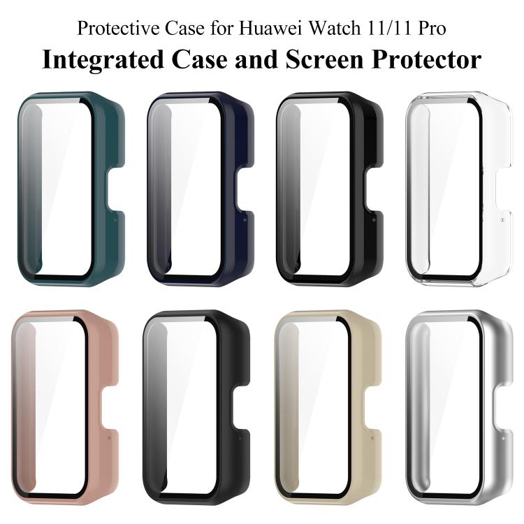 Custodia protettiva per orologio xDfind con pellicola temperata integrata in PC, For Huawei Band 11 Pro / 11