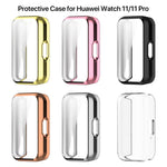 Custodia per orologio xDfind in TPU galvanizzato a copertura totale, For Huawei Band 11 Pro / 11