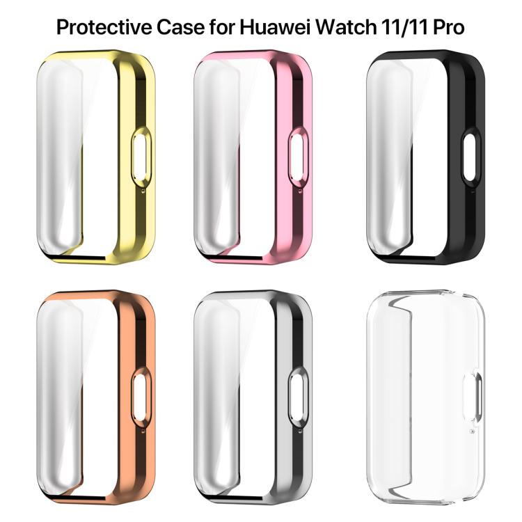 Custodia per orologio xDfind in TPU galvanizzato a copertura totale, For Huawei Band 11 Pro / 11
