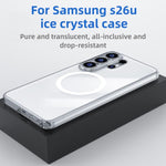 Custodia magnetica per telefono Benks MagSafe trasparente effetto cristallo di ghiaccio., For Samsung Galaxy S26 Ultra 5G