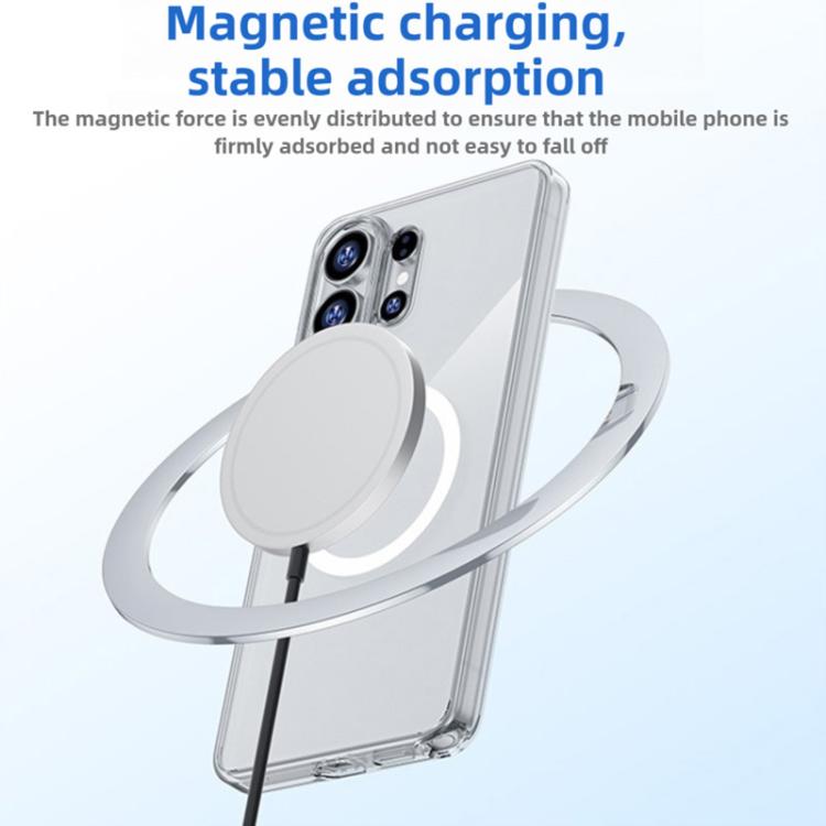 Custodia magnetica per telefono Benks MagSafe trasparente effetto cristallo di ghiaccio., For Samsung Galaxy S26 Ultra 5G