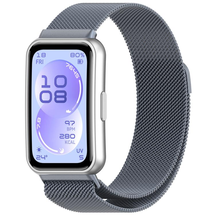 xDfind Cinturino per orologio in metallo magnetico milanese, For Huawei Band 11 Pro / 11