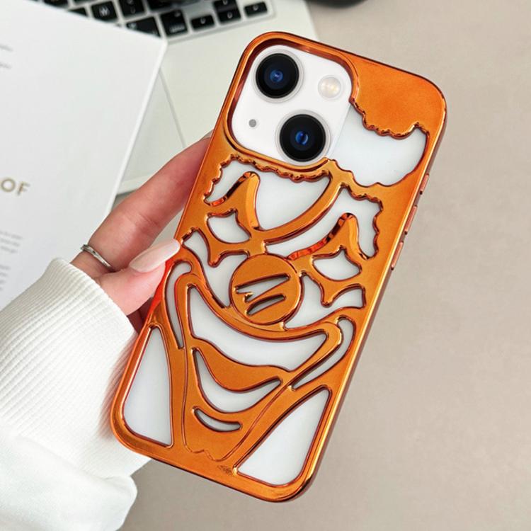 Custodia per telefono in TPU con effetto traforato e dissipazione del calore, a forma di clown, con rivestimento galvanico., For iPhone 14, For iPhone 14 Pro, For iPhone 14 Pro Max