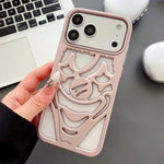 Custodia per telefono in TPU con effetto spruzzo d'olio e clown traforato per la dissipazione del calore., For iPhone 17 Pro Max, For iPhone 17 Pro, For iPhone 17