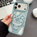 Custodia per telefono in TPU con effetto spruzzo d'olio e clown traforato per la dissipazione del calore., For iPhone 17 Pro Max, For iPhone 17 Pro, For iPhone 17
