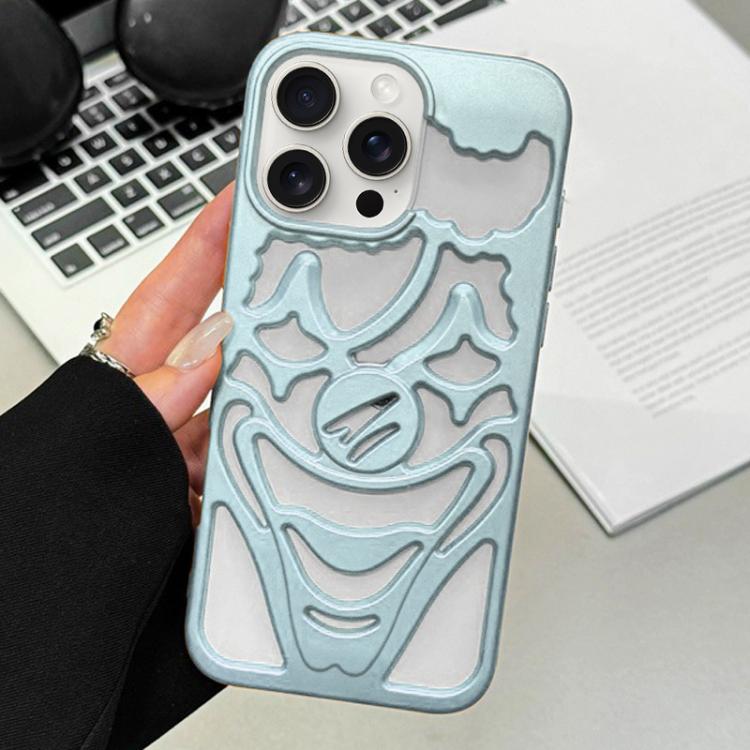 Custodia per telefono in TPU con effetto spruzzo d'olio e clown traforato per la dissipazione del calore., For iPhone 15 Pro Max, For iPhone 15 Pro, For iPhone 15