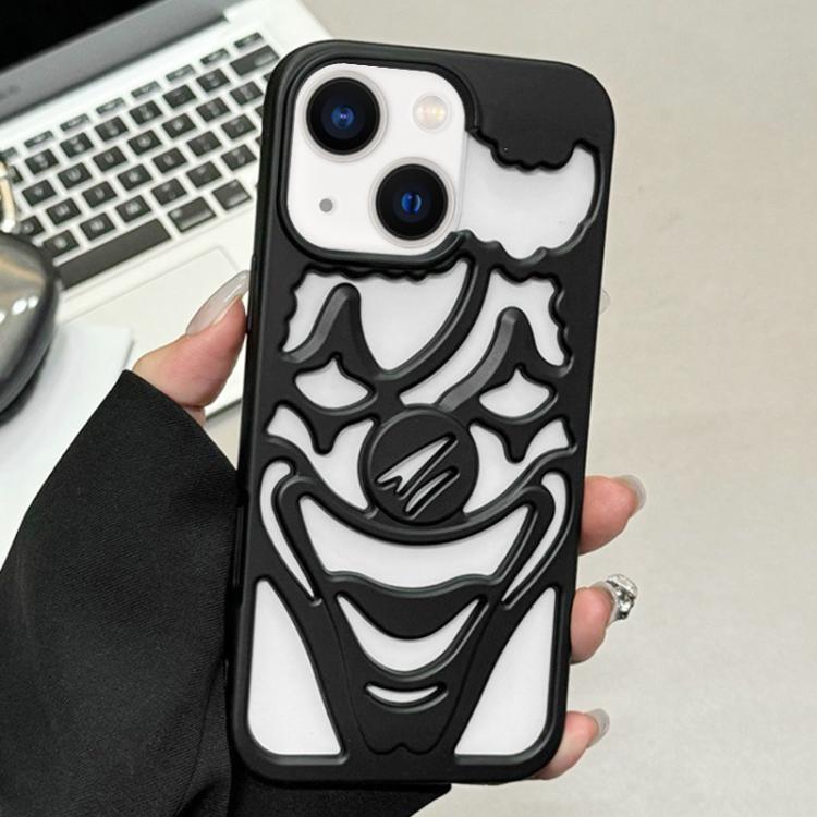 Custodia per telefono in TPU con effetto spruzzo d'olio e clown traforato per la dissipazione del calore., For iPhone 14, For iPhone 14 Pro, For iPhone 14 Pro Max
