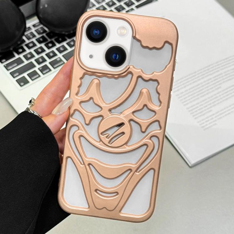 Custodia per telefono in TPU con effetto spruzzo d'olio e clown traforato per la dissipazione del calore., For iPhone 14, For iPhone 14 Pro, For iPhone 14 Pro Max