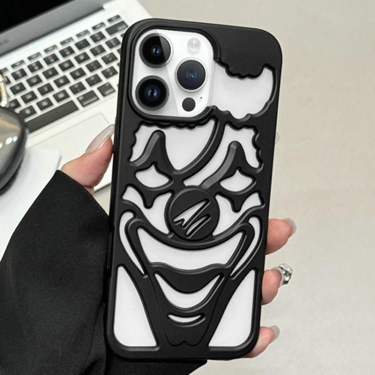 Custodia per telefono in TPU con effetto spruzzo d'olio e clown traforato per la dissipazione del calore., For iPhone 14, For iPhone 14 Pro, For iPhone 14 Pro Max