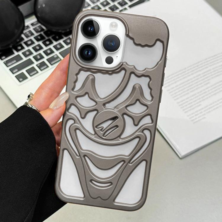 Custodia per telefono in TPU con effetto spruzzo d'olio e clown traforato per la dissipazione del calore., For iPhone 14, For iPhone 14 Pro, For iPhone 14 Pro Max
