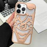 Custodia per telefono in TPU con effetto spruzzo d'olio e clown traforato per la dissipazione del calore., For iPhone 14, For iPhone 14 Pro, For iPhone 14 Pro Max