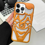 Custodia per telefono in TPU con effetto spruzzo d'olio e clown traforato per la dissipazione del calore., For iPhone 13 Pro Max, For iPhone 13 Pro, For iPhone 13
