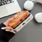Custodia per telefono in TPU con effetto spruzzo d'olio e clown traforato per la dissipazione del calore., For iPhone 16 Pro Max, For iPhone 16 Pro, For iPhone 16