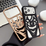 Custodia per telefono in TPU con effetto spruzzo d'olio e clown traforato per la dissipazione del calore., For iPhone 13 Pro Max, For iPhone 13 Pro, For iPhone 13