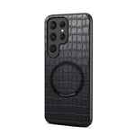 Custodia magnetica per telefono Denior A09 in PU effetto coccodrillo., For Samsung Galaxy S26 Ultra 5G, For Samsung Galaxy S25 Ultra 5G