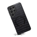 Custodia magnetica per telefono Denior A09 in PU effetto coccodrillo., For Samsung Galaxy S26 Ultra 5G, For Samsung Galaxy S25 Ultra 5G